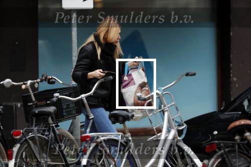Amsterdam 5 januari 2019
Estelle Cruijff doet boodschappen bij Albert Heijn in Amsterdam zuid.