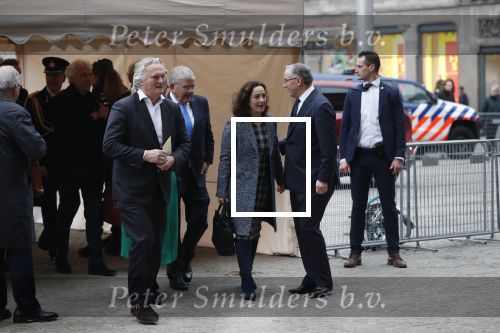 Amsterdam 15 januari 2019
Niieuwjaarsreceptie Koning Willem Alexander en koningin Maxima in paleis op de dam. De burgemeesters van de 4 grote steden komen aan bij het Koninklijk Paleis op de Dam voor de traditionele nieuwjaarsontvangst van de Koning. Vlnr Pauline Krikke, Jan van Zanen, Femke Halsema en Ahmed Aboutaleb