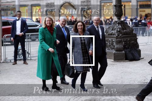 Amsterdam 15 januari 2019
Niieuwjaarsreceptie Koning Willem Alexander en koningin Maxima in paleis op de dam. De burgemeesters van de 4 grote steden komen aan bij het Koninklijk Paleis op de Dam voor de traditionele nieuwjaarsontvangst van de Koning. Vlnr Pauline Krikke, Jan van Zanen, Femke Halsema en Ahmed Aboutaleb
