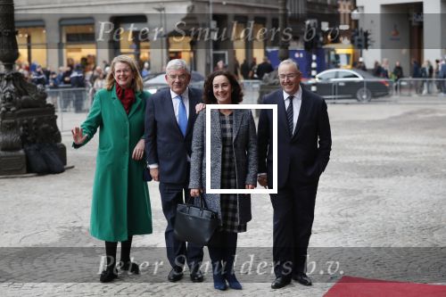 Amsterdam 15 januari 2019
Niieuwjaarsreceptie Koning Willem Alexander en koningin Maxima in paleis op de dam. De burgemeesters van de 4 grote steden komen aan bij het Koninklijk Paleis op de Dam voor de traditionele nieuwjaarsontvangst van de Koning. Vlnr Pauline Krikke, Jan van Zanen, Femke Halsema en Ahmed Aboutaleb