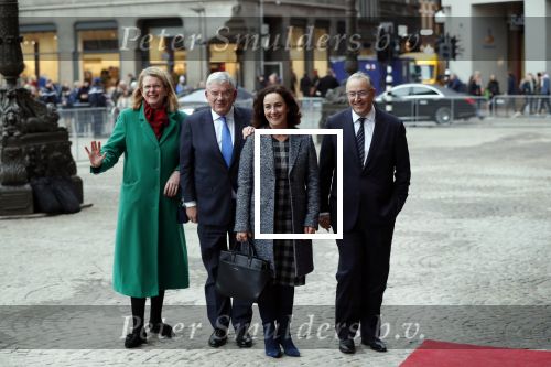Amsterdam 15 januari 2019
Niieuwjaarsreceptie Koning Willem Alexander en koningin Maxima in paleis op de dam. De burgemeesters van de 4 grote steden komen aan bij het Koninklijk Paleis op de Dam voor de traditionele nieuwjaarsontvangst van de Koning. Vlnr Pauline Krikke, Jan van Zanen, Femke Halsema en Ahmed Aboutaleb