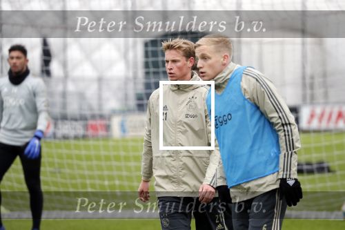 Amsterdam 25 en 26 januari 2019
Frenkie de Jong op de toekomst van Ajax en tijdens training.