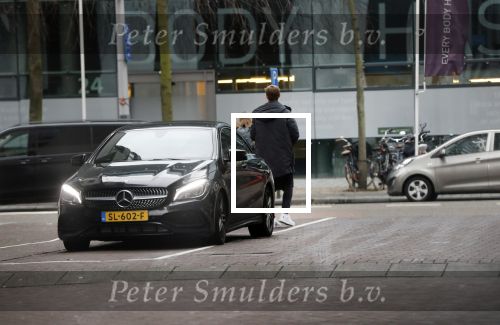 Amsterdam 26 januari 2019
Frenkie de Jong doet boodschappen bij sde Albert Heijn op de zuidas.