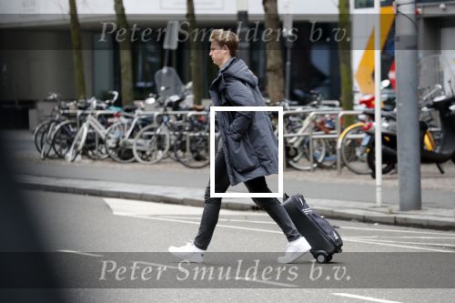 Amsterdam 26 januari 2019
Frenkie de Jong doet boodschappen bij sde Albert Heijn op de zuidas.