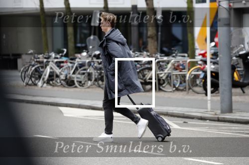 Amsterdam 26 januari 2019
Frenkie de Jong doet boodschappen bij sde Albert Heijn op de zuidas.