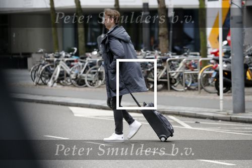 Amsterdam 26 januari 2019
Frenkie de Jong doet boodschappen bij sde Albert Heijn op de zuidas.