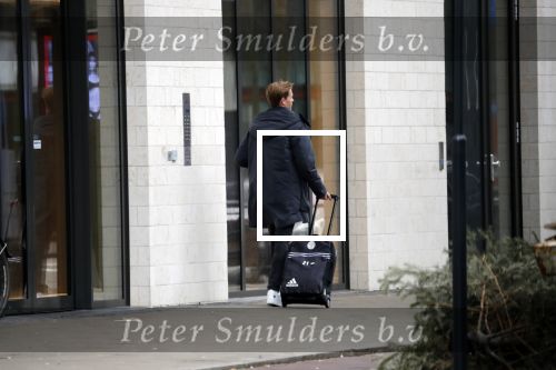 Amsterdam 26 januari 2019
Frenkie de Jong doet boodschappen bij sde Albert Heijn op de zuidas.