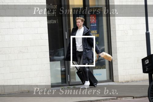 Amsterdam 26 januari 2019
Frenkie de Jong doet boodschappen bij sde Albert Heijn op de zuidas.