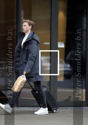 Amsterdam 26 januari 2019
Frenkie de Jong doet boodschappen bij sde Albert Heijn op de zuidas.