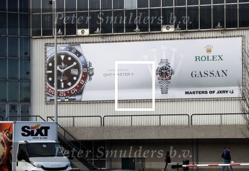 Amsterdam 11 december 2018
Reclame Gassan, Rolex en Tudor bij de RAI
