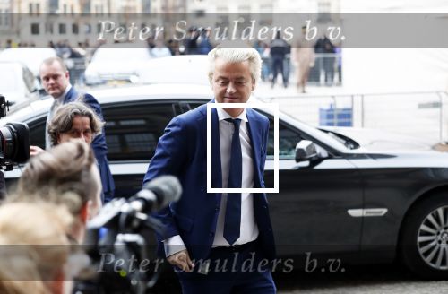 Amsterdam 15 januari 2019
Niieuwjaarsreceptie Koning Willem Alexander en koningin Maxima in paleis op de dam. Geert Wilders met zijn beveiliging