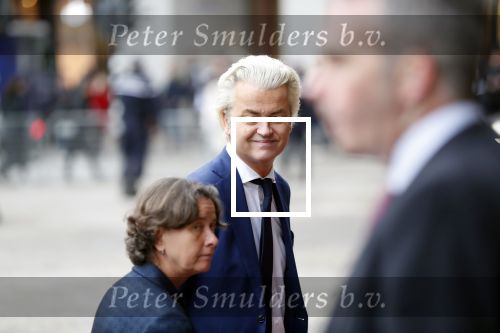 Amsterdam 15 januari 2019
Niieuwjaarsreceptie Koning Willem Alexander en koningin Maxima in paleis op de dam. Geert Wilders met zijn beveiliging