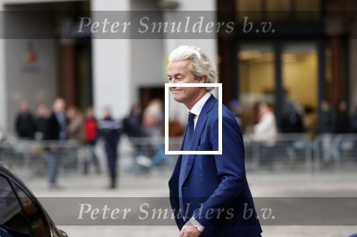 Amsterdam 15 januari 2019
Niieuwjaarsreceptie Koning Willem Alexander en koningin Maxima in paleis op de dam. Geert Wilders met zijn beveiliging