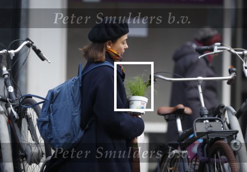 Amsterdam 24 januari 2019
Georgina Verbaan doet boodschappen.