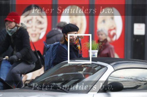 Amsterdam 24 januari 2019
Georgina Verbaan doet boodschappen.
