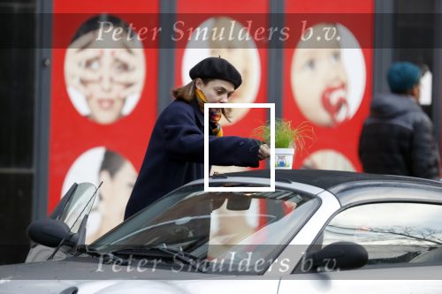 Amsterdam 24 januari 2019
Georgina Verbaan doet boodschappen.