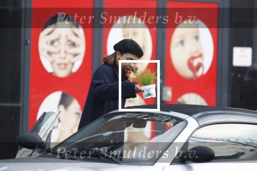 Amsterdam 24 januari 2019
Georgina Verbaan doet boodschappen.