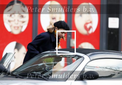 Amsterdam 24 januari 2019
Georgina Verbaan doet boodschappen.