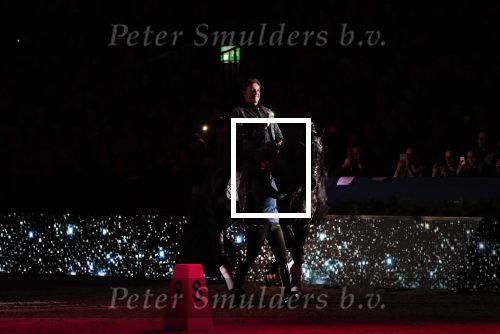 Amsterdam 25 januari 2019
Gerard Joling en Britt Dekker met paard op Jumping Amsterdam.