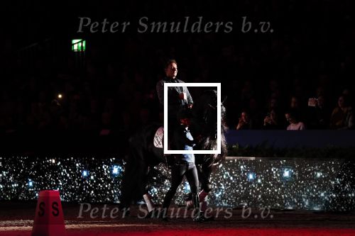 Amsterdam 25 januari 2019
Gerard Joling en Britt Dekker met paard op Jumping Amsterdam.