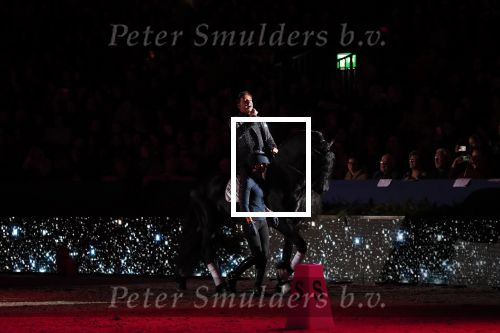 Amsterdam 25 januari 2019
Gerard Joling en Britt Dekker met paard op Jumping Amsterdam.