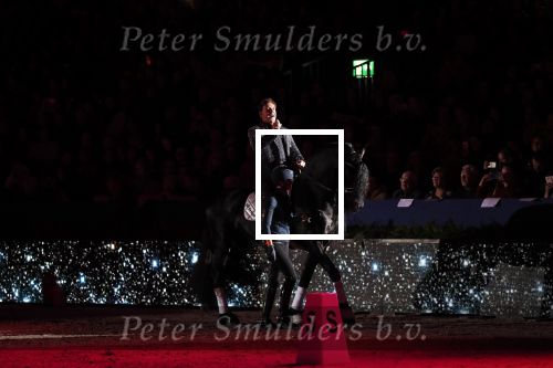 Amsterdam 25 januari 2019
Gerard Joling en Britt Dekker met paard op Jumping Amsterdam.