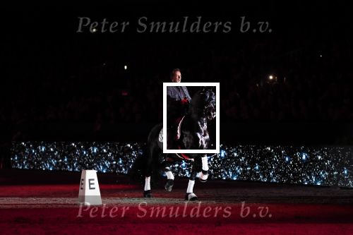 Amsterdam 25 januari 2019
Gerard Joling en Britt Dekker met paard op Jumping Amsterdam.