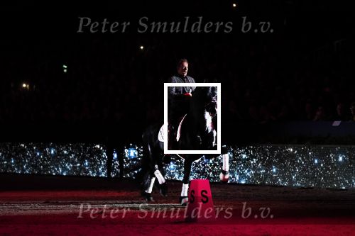 Amsterdam 25 januari 2019
Gerard Joling en Britt Dekker met paard op Jumping Amsterdam.