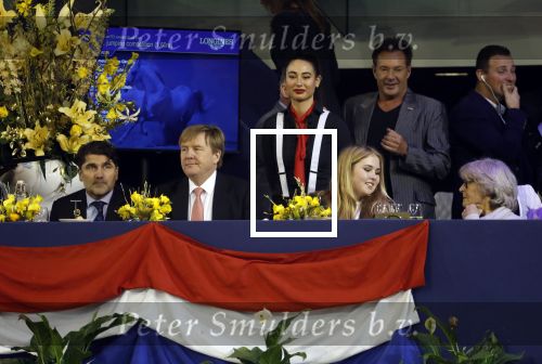 Amsterdam 27 januari 2019
Jumpin Amsterdam met de koninklijke gasten Koning Willem Alexander Prinses Amalia Prinses Irene Prinses Margarita haar man Tjalling ten Cate en hun dochters Julia en Paola. Gerard Joling