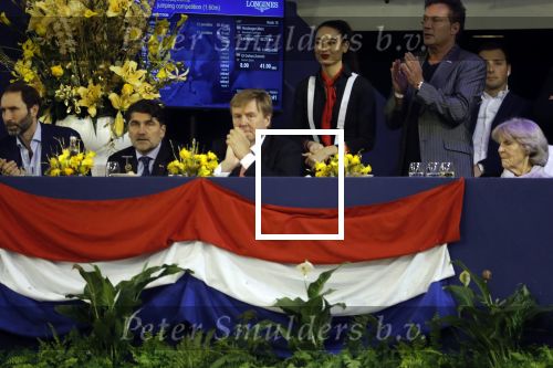 Amsterdam 27 januari 2019
Jumpin Amsterdam met de koninklijke gasten Koning Willem Alexander Prinses Amalia Prinses Irene Prinses Margarita haar man Tjalling ten Cate en hun dochters Julia en Paola. Gerard Joling