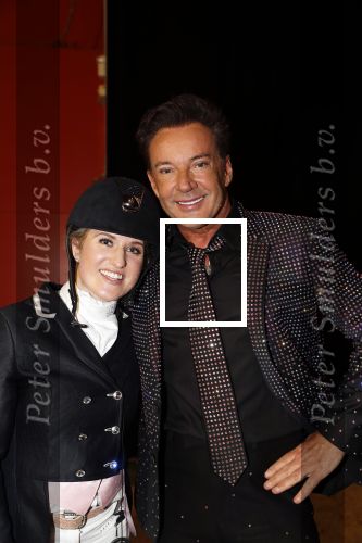 Amsterdam 25 januari 2019
Gerard Joling en Britt Dekker met paard op Jumping Amsterdam.
