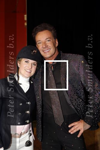 Amsterdam 25 januari 2019
Gerard Joling en Britt Dekker met paard op Jumping Amsterdam.