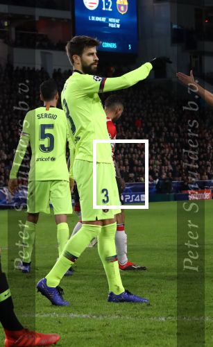 Eindhoven, 28 November 2018
Champions Leaguewedstrijd PSV-FC Barcelona, eindstand 1-2
Gerard Pique