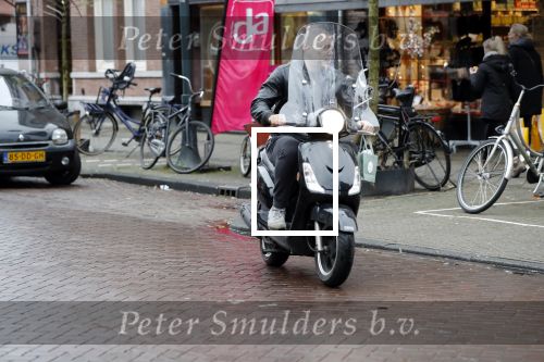 Amsterdam 21 december 2018
Hans Kesting op de scooter.