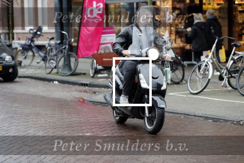 Amsterdam 21 december 2018
Hans Kesting op de scooter.