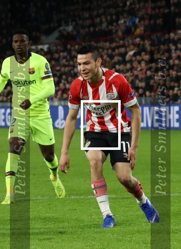 Eindhoven, 28 November 2018
Champions Leaguewedstrijd PSV-FC Barcelona, eindstand 1-2
Hirving Lozano