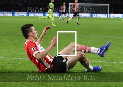 Eindhoven, 28 November 2018
Champions Leaguewedstrijd PSV-FC Barcelona, eindstand 1-2
Hirving Lozano