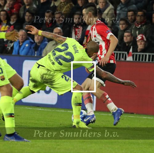 Eindhoven, 28 November 2018
Champions Leaguewedstrijd PSV-FC Barcelona, eindstand 1-2
Hirving Lozano