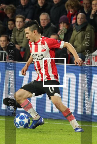 Eindhoven, 28 November 2018
Champions Leaguewedstrijd PSV-FC Barcelona, eindstand 1-2
Hirving Lozano