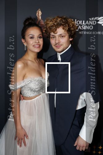 Amsterdam 23 januari 2019
Rode loper musical awards in de RAI. Holly Brood met Soy Kroon