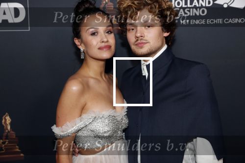 Amsterdam 23 januari 2019
Rode loper musical awards in de RAI. Holly Brood met Soy Kroon