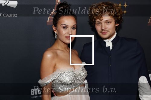 Amsterdam 23 januari 2019
Rode loper musical awards in de RAI. Holly Brood met Soy Kroon