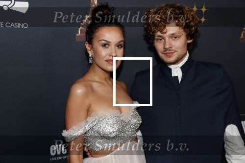 Amsterdam 23 januari 2019
Rode loper musical awards in de RAI. Holly Brood met Soy Kroon