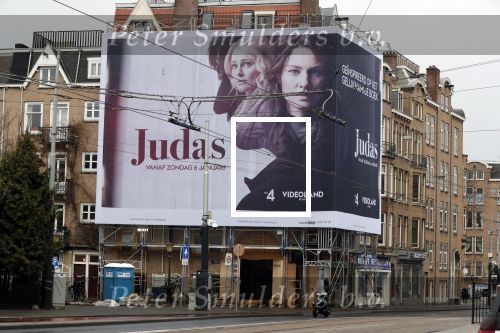 Amsterdam 11 januari 2019
Reclame Judas ( serie over Willem Holleeder)