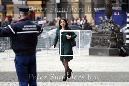 Amsterdam 15 januari 2019
Niieuwjaarsreceptie Koning Willem Alexander en koningin Maxima in paleis op de dam. Khadija Arib