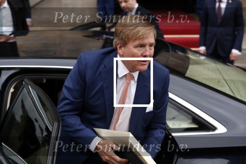 Amsterdam 15 januari 2019
Niieuwjaarsreceptie Koning Willem Alexander en koningin Maxima in paleis op de dam. Audi van Alexander