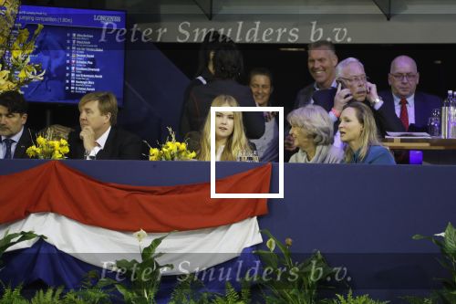 Amsterdam 27 januari 2019
Jumpin Amsterdam met de koninklijke gasten Koning Willem Alexander Prinses Amalia Prinses Irene Prinses Margarita haar man Tjalling ten Cate en hun dochters Julia en Paola.