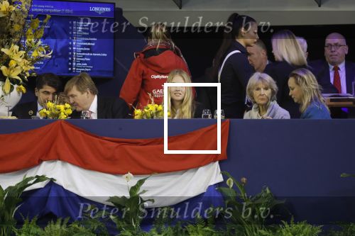 Amsterdam 27 januari 2019
Jumpin Amsterdam met de koninklijke gasten Koning Willem Alexander Prinses Amalia Prinses Irene Prinses Margarita haar man Tjalling ten Cate en hun dochters Julia en Paola.