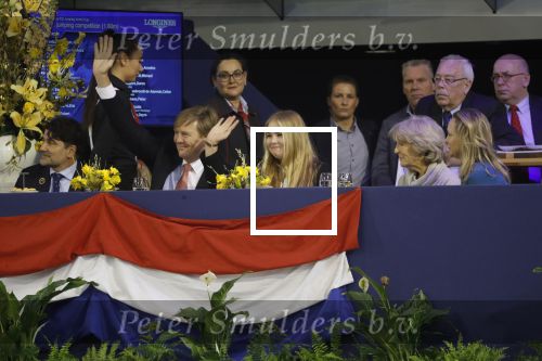Amsterdam 27 januari 2019
Jumpin Amsterdam met de koninklijke gasten Koning Willem Alexander Prinses Amalia Prinses Irene Prinses Margarita haar man Tjalling ten Cate en hun dochters Julia en Paola.