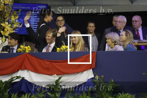 Amsterdam 27 januari 2019
Jumpin Amsterdam met de koninklijke gasten Koning Willem Alexander Prinses Amalia Prinses Irene Prinses Margarita haar man Tjalling ten Cate en hun dochters Julia en Paola.